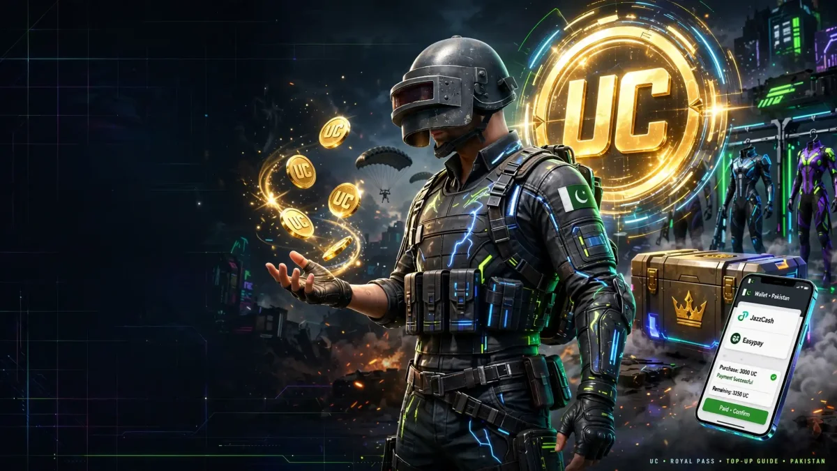 Buy PUBG UC in Pakistan with JazzCash & EasyPaisa