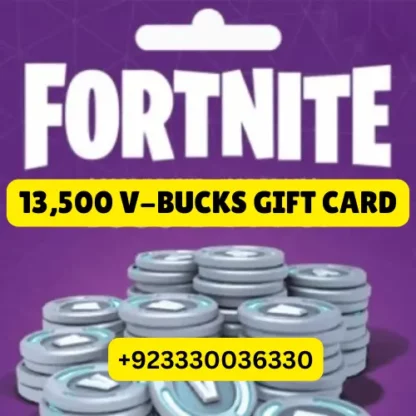 Fortnite 13500 Vbucks Gift Card