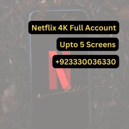 buy netflix full account Netflix 4K monthly subscription